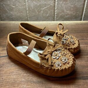 Seychelles Girl's Floral Moccasins - 9 - NWOB